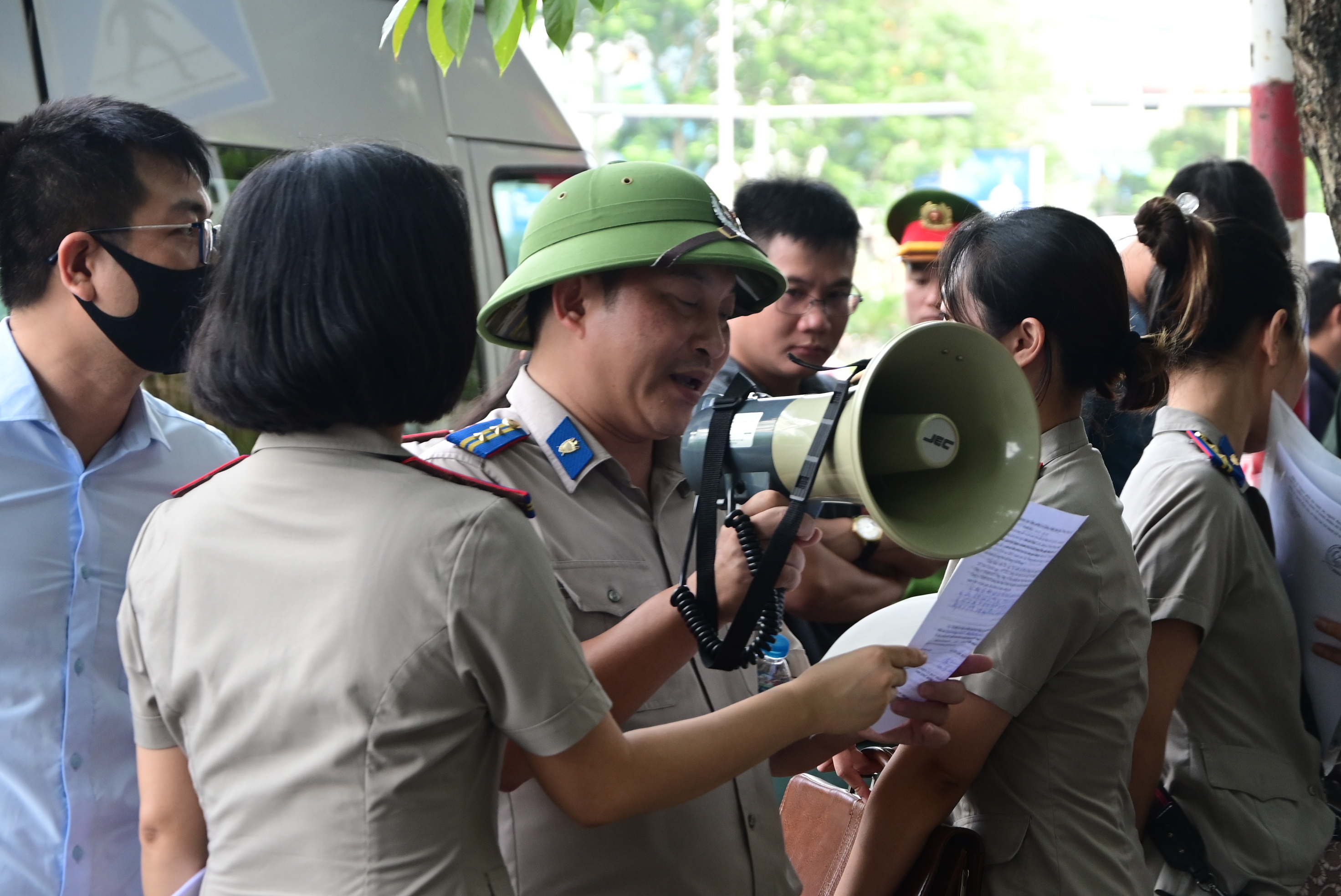 Cưỡng chế thi hành án dân sự đối với thửa đất 1-8 đường Lê Hồng Phong